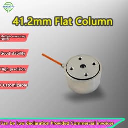 Button Load Cell 0-2000kg Compression Force Sensor 1.0–2.0mV/V 10kHz Stainless Steel High Precision Weighing Transducer