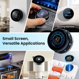 Elecrow CrowPanel 1.46'' ESP32 Rotary Display 360×360 IPS Round Touch Knob Screen WiFi BLE HMI Module for Arduino LVGL