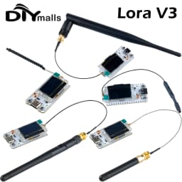 0.96 OLED Display ESP32 LoRa 32 V3 868MHz 915MHz HTIT-WB32LA_V3 LoRa32 SX1262 Development Board 2/5dBi for Meshtastic Devices