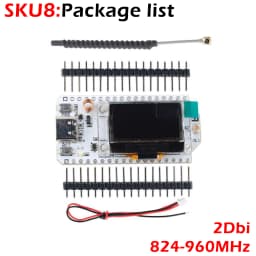 0.96 OLED Display ESP32 LoRa 32 V3 868MHz 915MHz HTIT-WB32LA_V3 LoRa32 SX1262 Development Board 2/5dBi for Meshtastic Devices