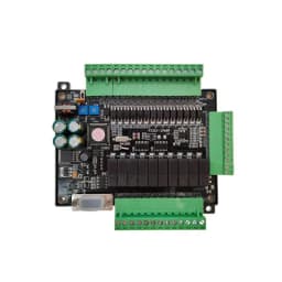 FX3U 24MR 24MT 14 Input 10 Relay Output With RS232 RS485 38400bps Relay Transistor PLC Programmable Logic Controller 6AD 2DA
