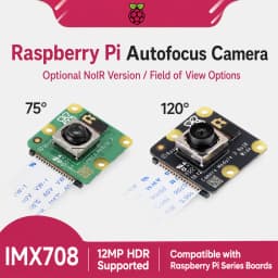 Raspberry PI Camera Module 3 Wide 12 Million IMX708 Night Vision Camera Autofocus V3