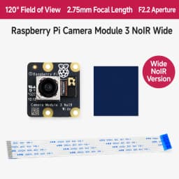Raspberry PI Camera Module 3 Wide 12 Million IMX708 Night Vision Camera Autofocus V3