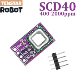 TENSTAR SCD40 SCD41 Gas Sensor Module 2.4-5.5V Detects CO2 Carbon Dioxide Temperature and Humidity Sensor I2C Communication