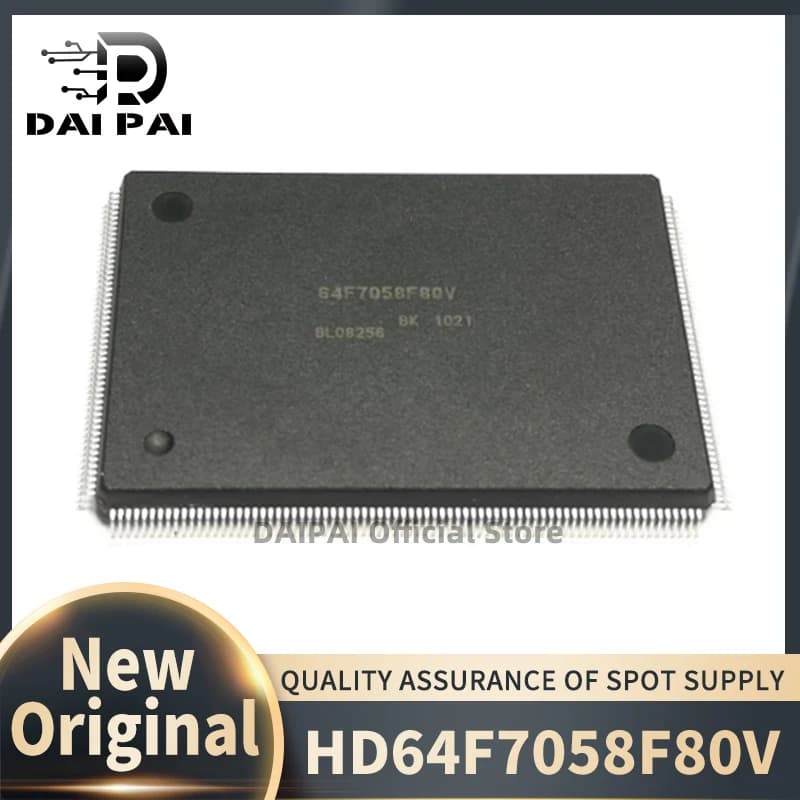 (1piece)100% New original HD64F7058F80V 64F7058F80V HD64F7058F80 car engine ECU computer board Chipset