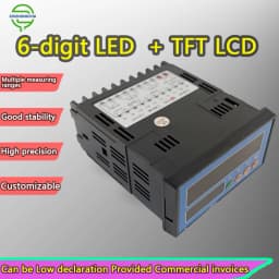 Digital Weight Indicator, 0-5V/4-20mA Analog Output, RS485 Communication, 3 Relays, Precise Sampling Frequency Selection