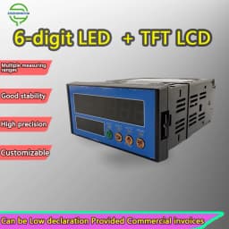 Digital Weight Indicator, 0-5V/4-20mA Analog Output, RS485 Communication, 3 Relays, Precise Sampling Frequency Selection