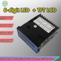 Digital Weight Indicator, 0-5V/4-20mA Analog Output, RS485 Communication, 3 Relays, Precise Sampling Frequency Selection