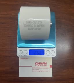 DAWNCAP DTR 0.1UF 3000VAC 0.072UF 0.089UF 80A Resonant Capacitor 92*55MM M6