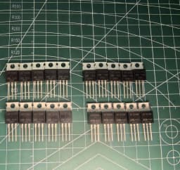 50PCS TO-220 MOSFET Kit 10 Values IRFZ44N IRF540N IRF3205 IRF640N Power Transistor Assortment