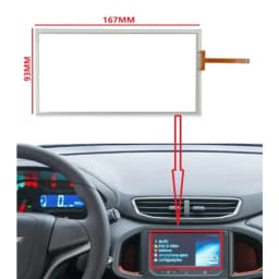 5/10 Pcs 7 Inch LCD Display With Touch Screen For Chevrolet GMC Onix Aveo Spark Prism Trax 2012-2016 Car Navigation Radio