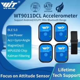 WitMotion WT9011DCL-BT50 Bluetooth 5.0 Accelerometer Gyroscope Angle Sensor Electronic Compass Magnetometer Inclinometer