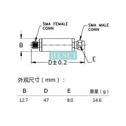 400MHz-475MHz 433MHz Filter  RF BPF Filter module Microwave UAV Wireless Image transmission bandpass filter module CNC Al shell