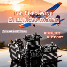 GDW BLS893HV 36KG High Torque Steel Gear Brushless Digital Servo Motor for Aircraft Fixed Wing Turbojet UAV RC Car