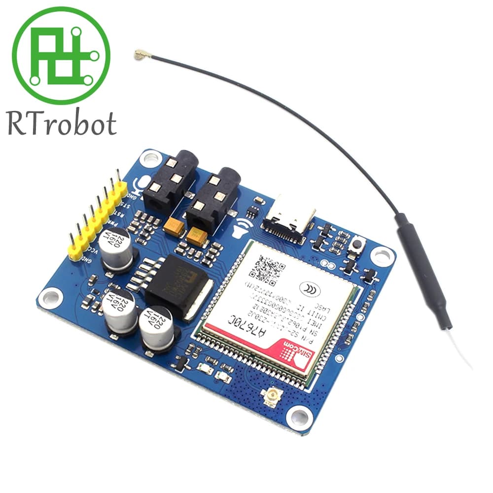A7670C A7670E A7670SA 4G LTE Cat 1 Module Is Compatible With STM32, Raspberry Pi, Etc