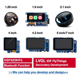 OLED ESP32 S3 LVGL Ar-duino 1.5 Inch 466*466 Circular Knob Rotary Switch Round Touch 1.5 Inch IPS OLED Display with Wifi BLEs