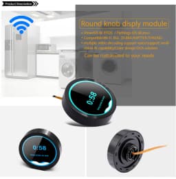 OLED ESP32 S3 LVGL Ar-duino 1.5 Inch 466*466 Circular Knob Rotary Switch Round Touch 1.5 Inch IPS OLED Display with Wifi BLEs