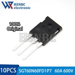 10PCS SGT60N60FD1PN TO-3P OR SGT60N60FD1P7 TO-247 SGT60N60FD1 60N60FD1 600V 60A IGBT Power Transistor 100% New Original