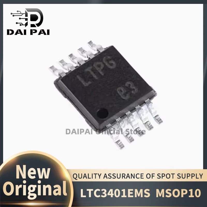 (10Pcs-50Pcs/Lot) 100% New original LTC3401EMS LTC3401EMS#TRPBF MSOP10 LTPG Chipset