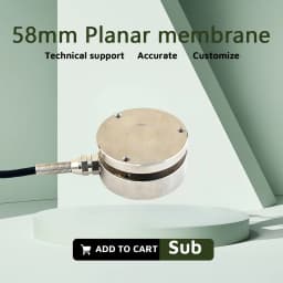 58mm Load Cell Planar Diaphragm Weight Sensor Electronic Scale 10KG 20KG 50KG 100KG 200KG for Education Science Technology