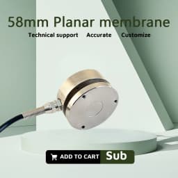 58mm Load Cell Planar Diaphragm Weight Sensor Electronic Scale 10KG 20KG 50KG 100KG 200KG for Education Science Technology