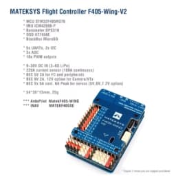 BaMasMATEK H743-SLIM V3 F405-WING V2 F405-WMN SpeedyBee F405 WING APP Fixed Wing Flight Controller Ardupilot VTOL For RC Airplan