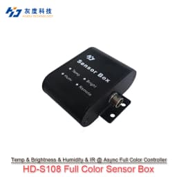 Huidu RGB Full Color Function Sensor Box Support IR,Temperature/Humidity/Brightness Sensor Work With HD-D16/C08L/C16L/A3L/A4L