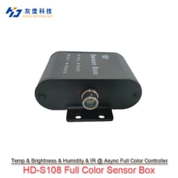Huidu RGB Full Color Function Sensor Box Support IR,Temperature/Humidity/Brightness Sensor Work With HD-D16/C08L/C16L/A3L/A4L