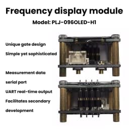 PLJ-096OLED-H1 Frequency Display Module Frequency Counter Featuring 0.96-inch OLED Display RF Digital Signal Frequency Meter