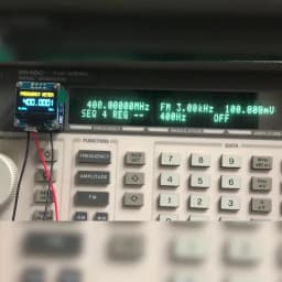 PLJ-096OLED-H1 Frequency Display Module Frequency Counter Featuring 0.96-inch OLED Display RF Digital Signal Frequency Meter