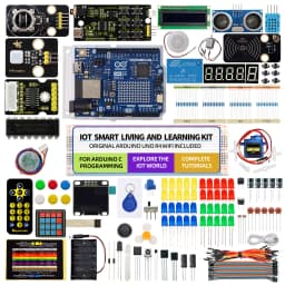 Kidsbits Smart IOT Living Learning Kit +60 Projects For Arduino UNO R4 WIFI Programming With Arduino C Language Tutorial