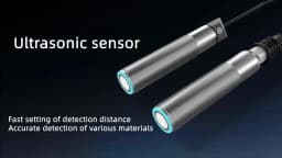 SNE-DM18 Ultrasonic Sensor High Precision High Frequency NPN PNP Analog 4-20mA 0-10V RS-485 Millimeter Ultrasonic Level Sensor