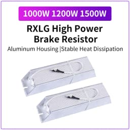 1000W 1200W 1500W RXLG Aluminum Shell Braking Resistor for Servo Frequency Converter 10R 20R 30R 40R 50R 75R 100R 150R 300R 400R