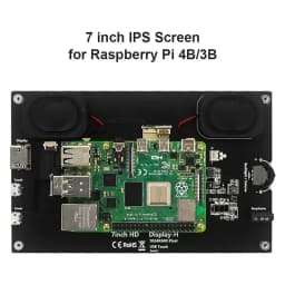 Raspberry Pi 5 7 inch IPS Touchscreen Monitor 1024X600 HDMI-compatible LCD Module Mini PC Portable Monitor for RPI 5 4B 3B+ ZERO