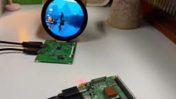 HD-MI Development Board 2.8 Inch 480*480 TFT LCD Round Screen Capacitive Touch Display for Raspeberry Pi