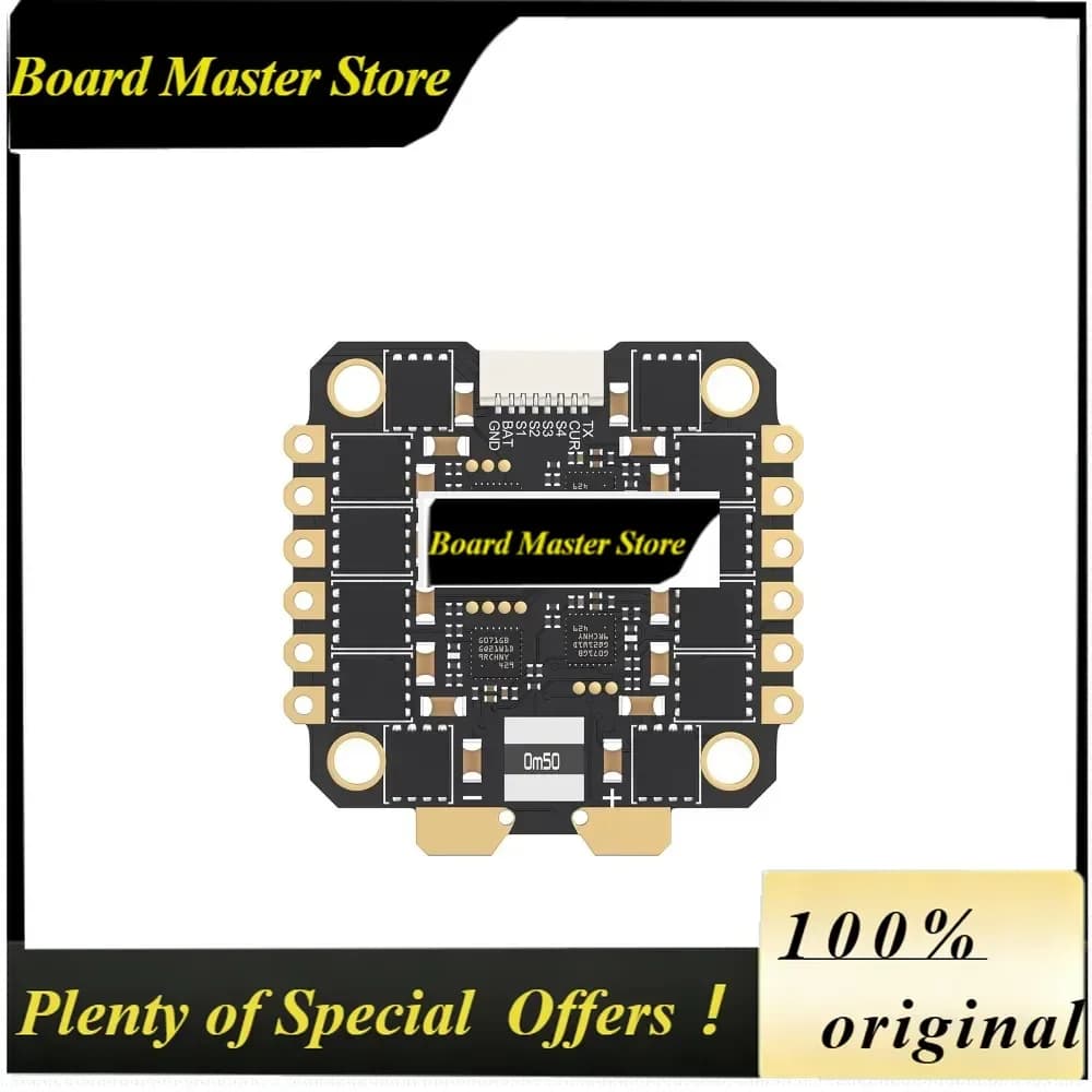 BoMaSGEPRC GEP-BL32 50A 96K 4IN1 ESC Support Dshot150/300/600 3-6S For FPV Drone Upgrade Part Replacement