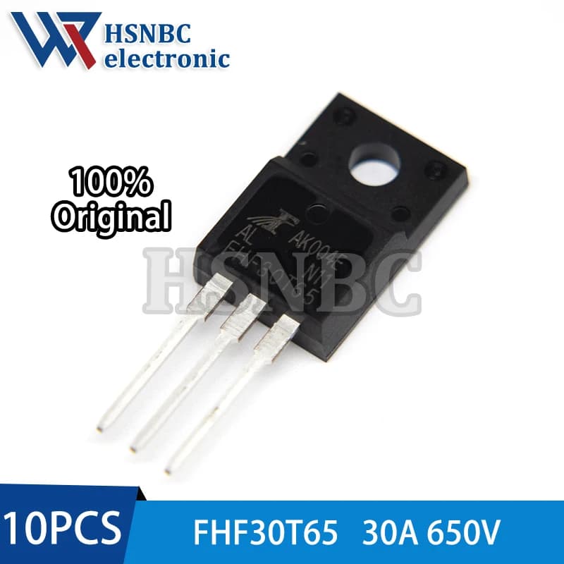 10PCS FHF30T65 30T65 FHF30T65AL TO-220F 30A 650V IGBT Power Transistor 100% New Original
