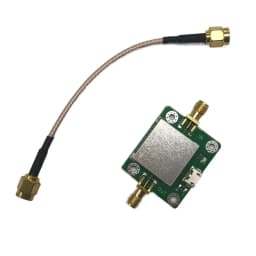 HackRF One Compatible RF LNA | 50M–6GHz 20dB Low-Noise Amplifier with USB Power