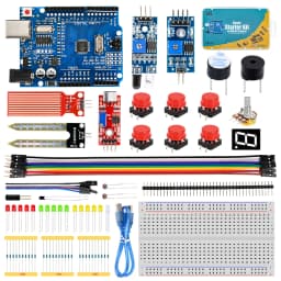 KUONGSHUN Starter Kit with Retail Box for School Kids Educational Programming Kit Educational Toys for Arduino Uno R3