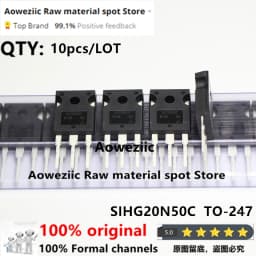 Aoweziic 2021+ 100% New Imported Original SIHG20N50C-E3 SIHG20N50C G20N50C TO-247 N-channel MOSFET 20A 500V