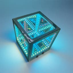 Electronic DIY Welding Project 3D Abyss Cube Atmosphere WS2812 LED Colored Light Bulk Kit Desktop Ornament Holiday Gift