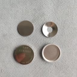 316SS Coin Cell Battery Case CR2032/CR2025/CR2016 - Stainless Steel Shell + Conical Spring, 100sets/pcs (Free Shipping)