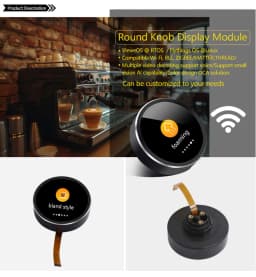 ESP32 LVGL Ar-duino IDF 1.28 inch 240*240 Circular Knob Rotary Switch Round IPS TFT LCD Display with WiFi