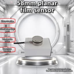Stainless Steel Flat Type Load Cell 58mm 0-2T Safe Overload 120% for Industrial Force Measurement Ton Compression Force