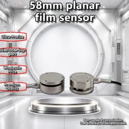 Stainless Steel Flat Type Load Cell 58mm 0-2T Safe Overload 120% for Industrial Force Measurement Ton Compression Force