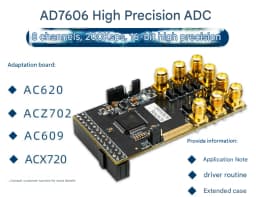 FPGA AD7606, AD7606C 8-channel 16-bit high-precision 1M synchronous sampling ADC module