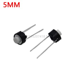 1000PCS 6x6x5mm 2 Pin 6x6x4.3mm Tact Switch Micro Momentary Tactile Tact Push Button Switche Button Round Keys 6*6*5mm 6*6*4.3mm
