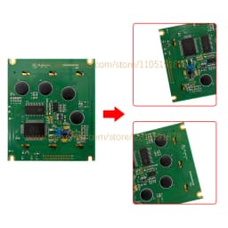 PG128128A PG128128LRUAGABO PG-128128A New and compatible 128x128 LCD display