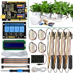 Keyestudio DIY Electronic Watering Kit For Arduino C Language Programming Automatic Water Flowers With Soil Humidity Sensor