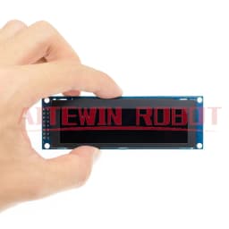 Real OLED Display 3.12" 256*64 25664 Dots Graphic LCD Module Display Screen LCM Screen SSD1322 Controller Support SPI